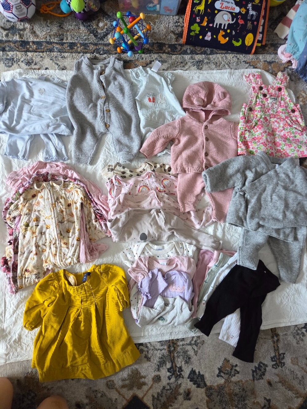 0-3 month Baby Girl Clothing Lot